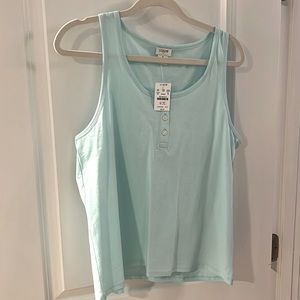 Aqua tank. J crew.